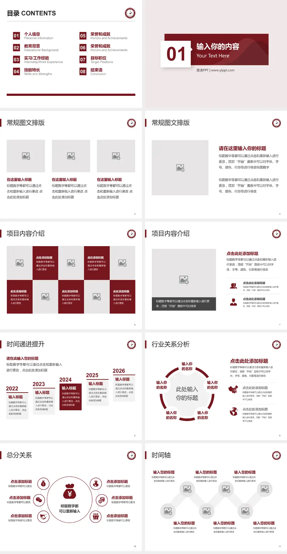 滨州市中医院财务与预算报告PPT模板4:3格式幻灯片预览图2