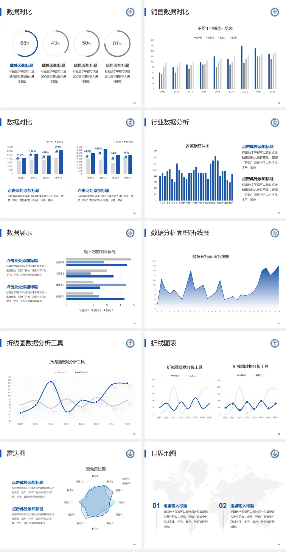 枣庄市立医院会议与研讨会PPT模板4:3格式幻灯片预览图5