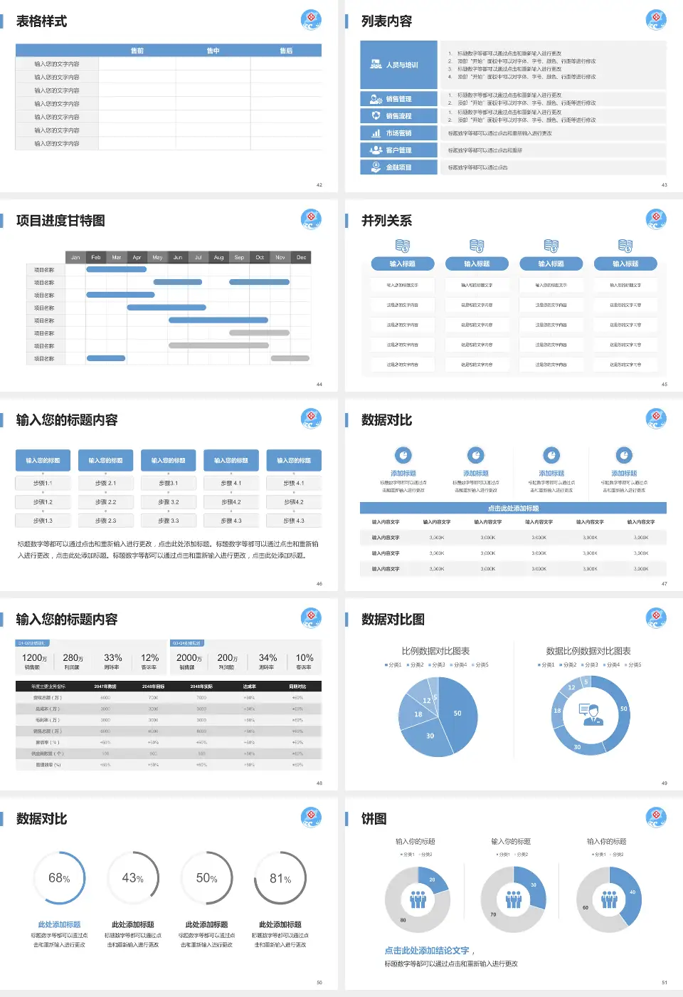 聊城市中心医院医疗行业比赛专用PPT模板16:9格式幻灯片预览图6