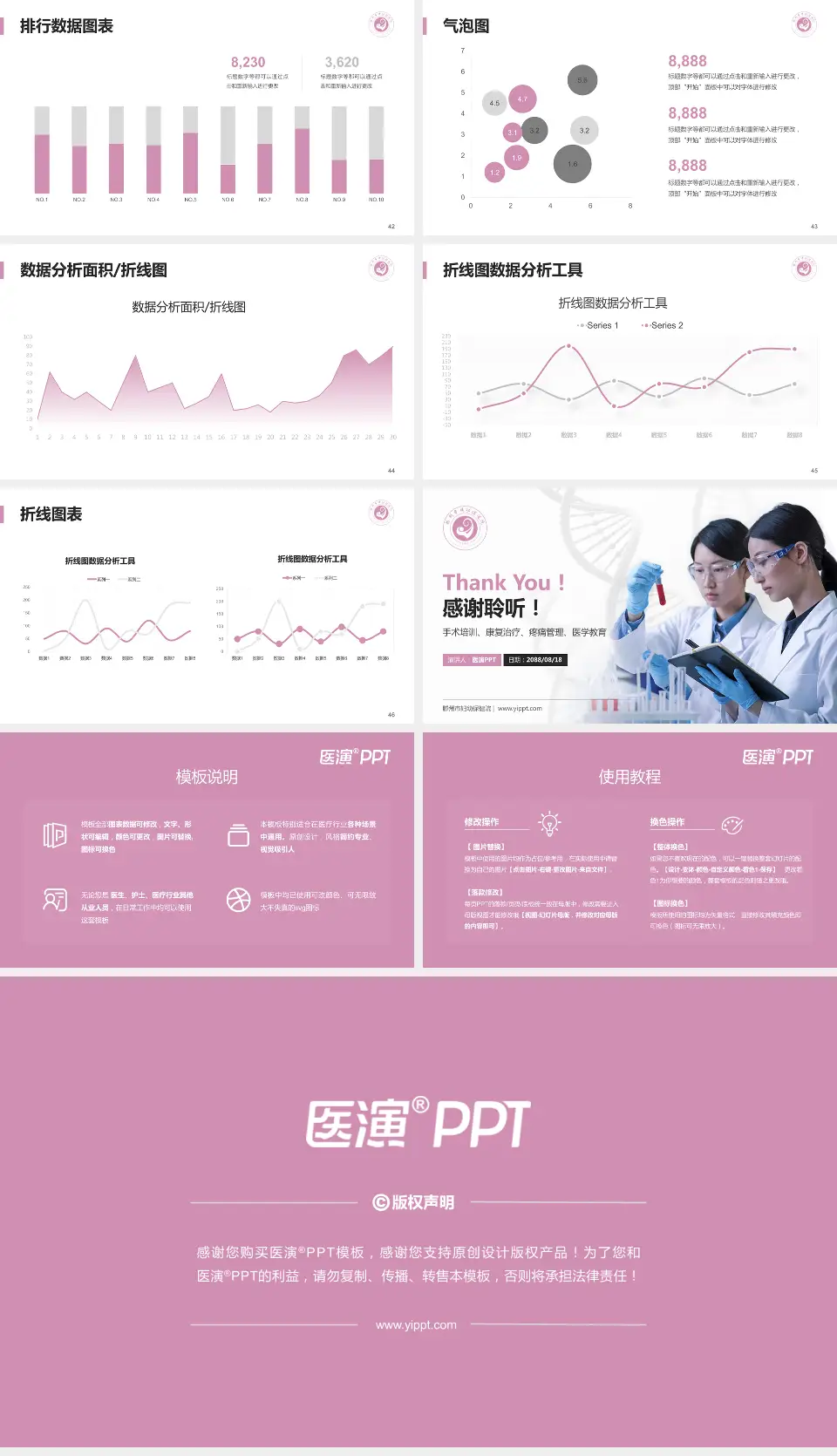 滕州市妇幼保健院科研成果展示PPT模板16:9格式幻灯片预览图6