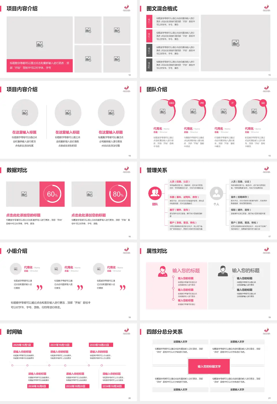 桓台县妇幼保健院科室介绍与推广PPT模板16:9格式幻灯片预览图3