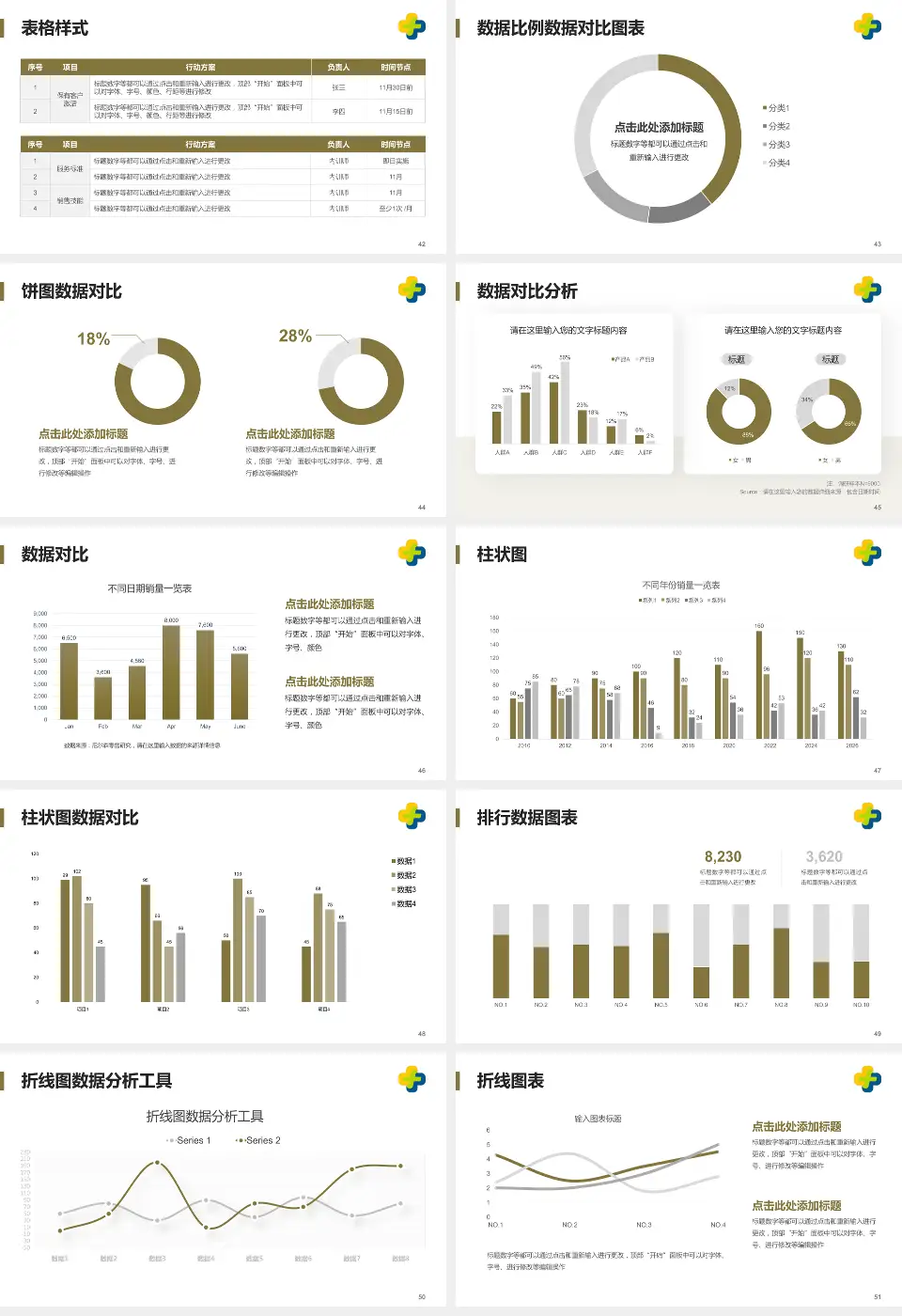 潍坊市中医院东院区医院简介/日常通用PPT模板16:9格式幻灯片预览图6