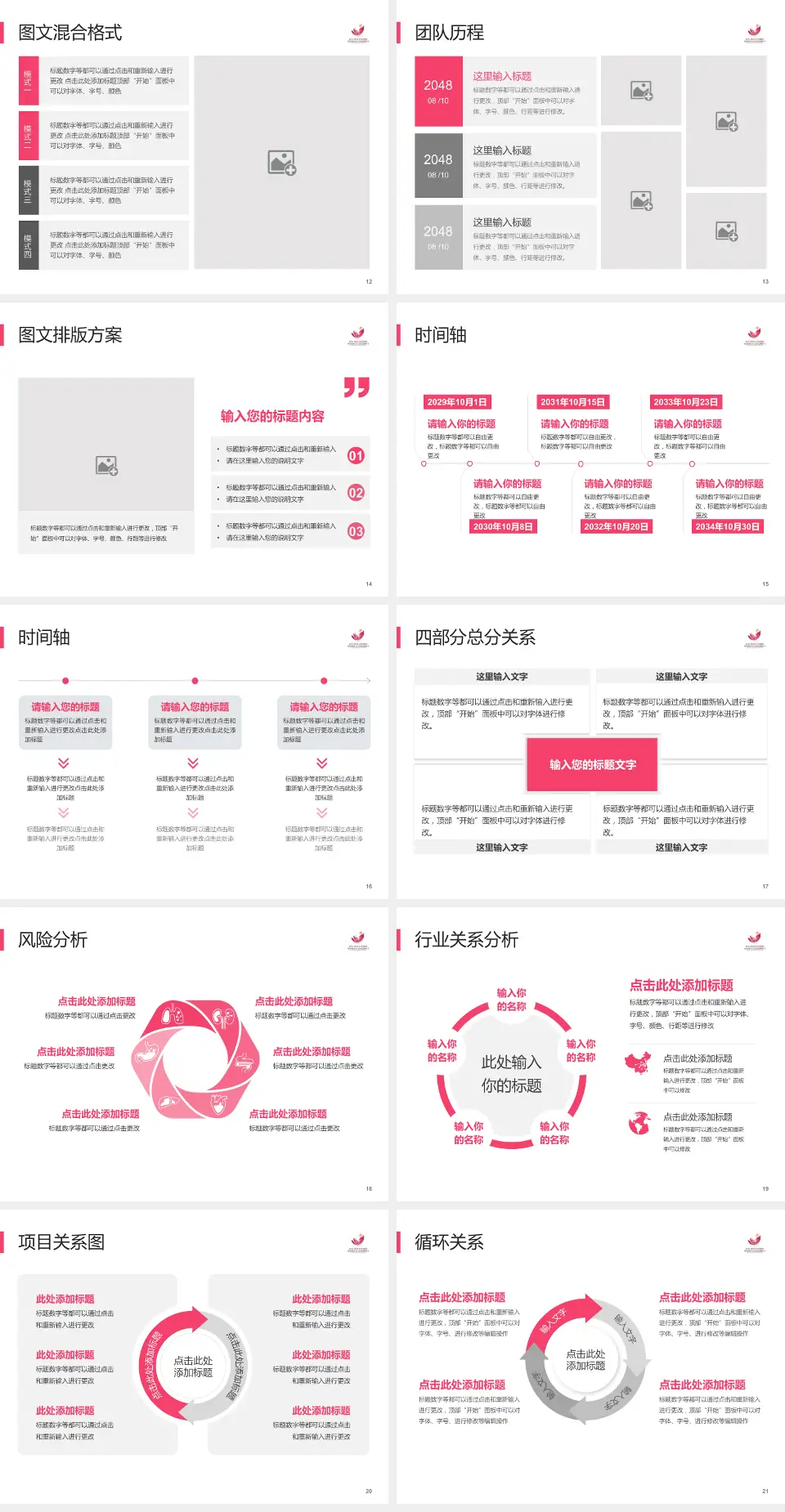 桓台县妇幼保健院项目申请与汇报PPT模板4:3格式幻灯片预览图3