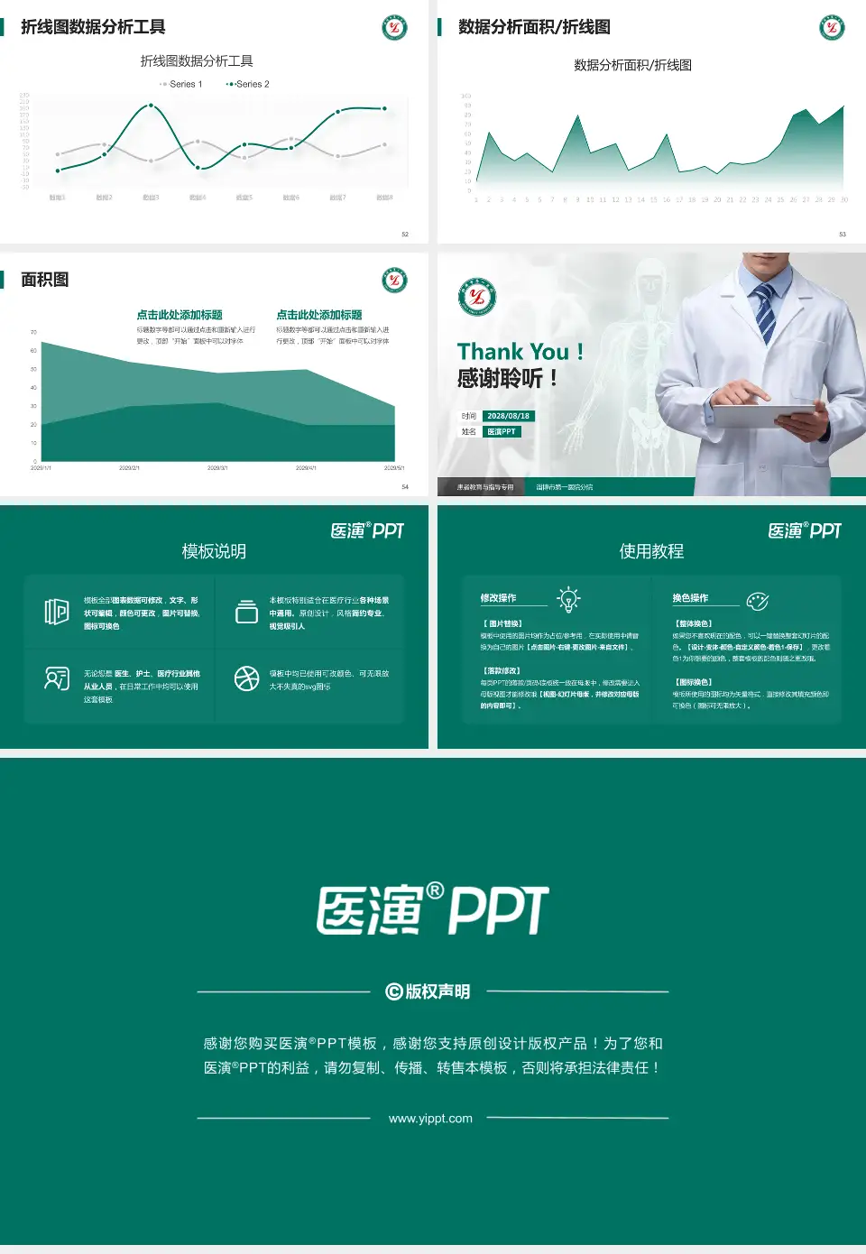 淄博市第一医院分院患者教育与指导PPT模板16:9格式幻灯片预览图7