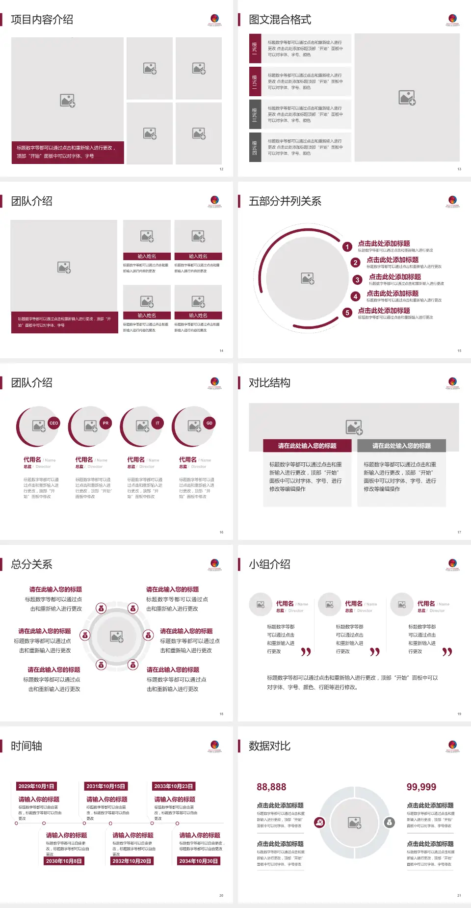 临沂市妇幼保健院医疗知识普及PPT模板4:3格式幻灯片预览图3