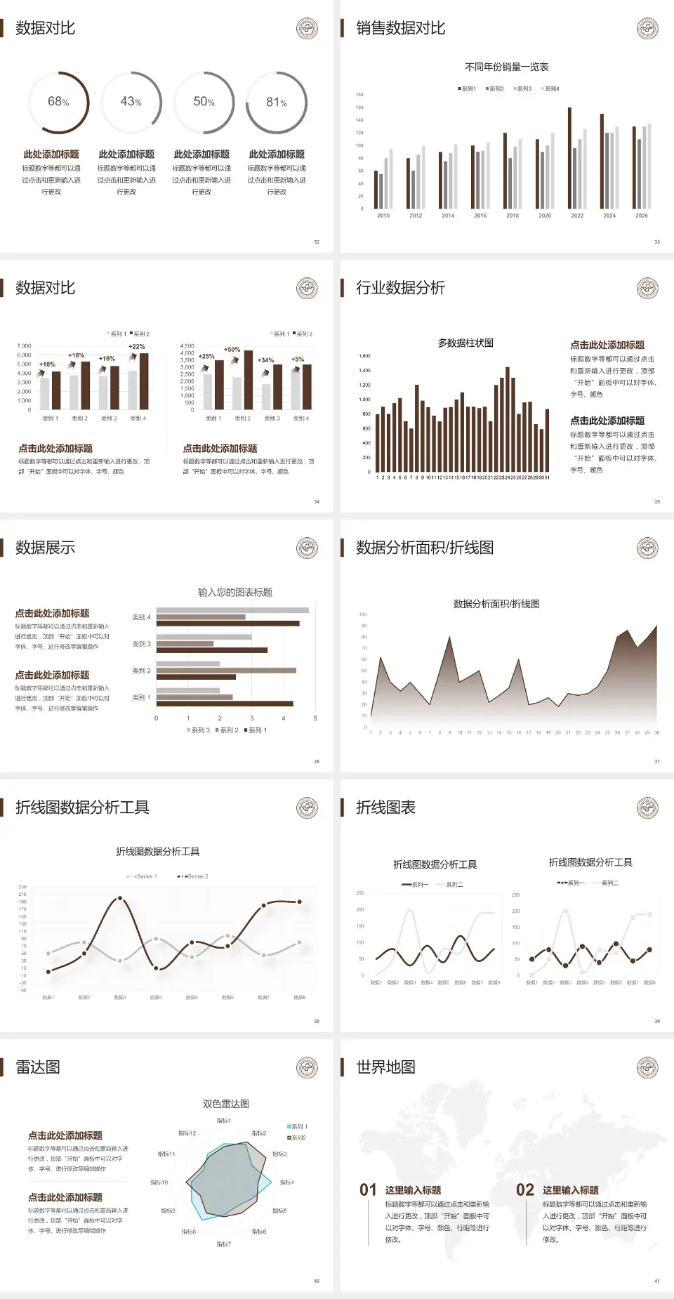 山东中医药大学附属第二医院会议与研讨会PPT模板4:3格式幻灯片预览图5