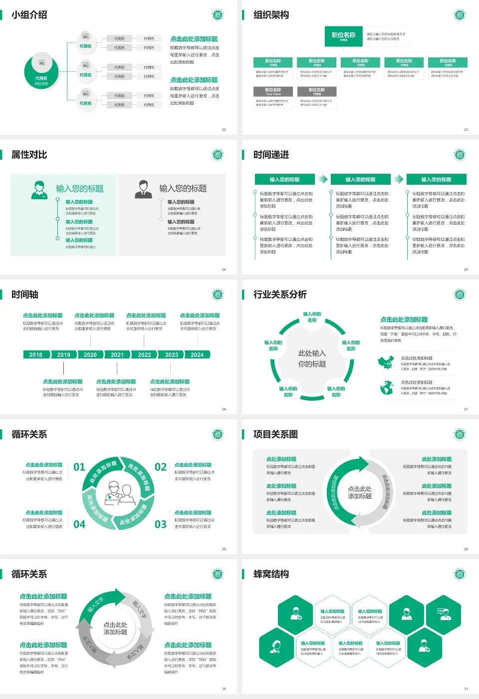 威海市立医院品管圈PDCA演示专用PPT模板16:9格式幻灯片预览图4