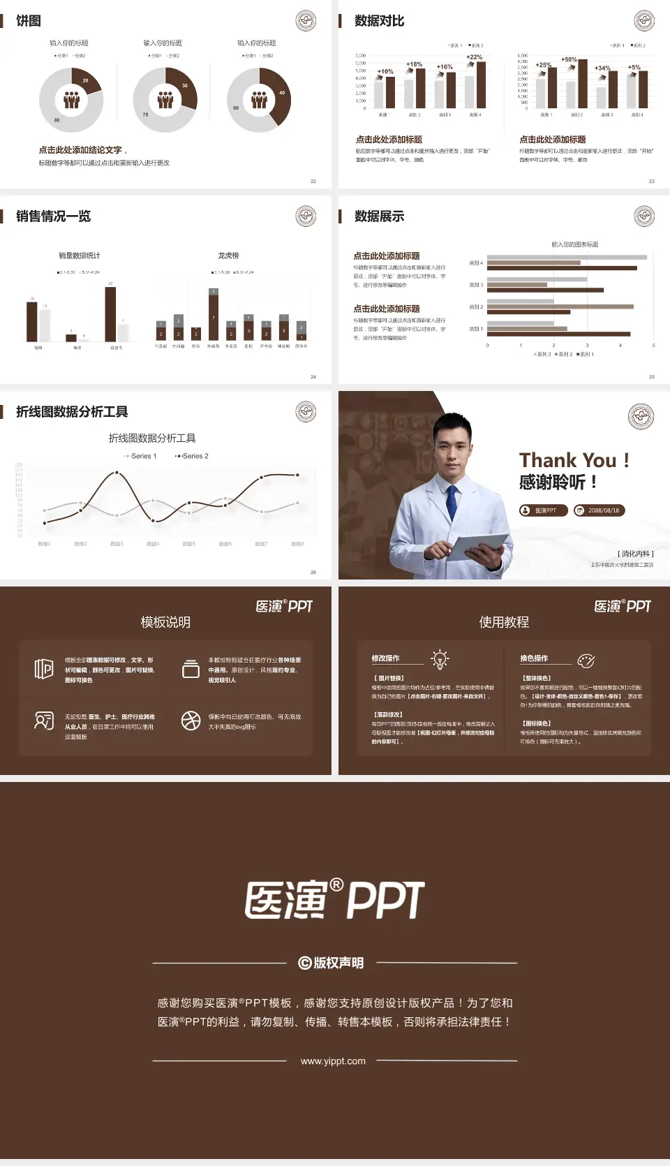 山东中医药大学附属第二医院病例分享与讨论PPT模板16:9格式幻灯片预览图4