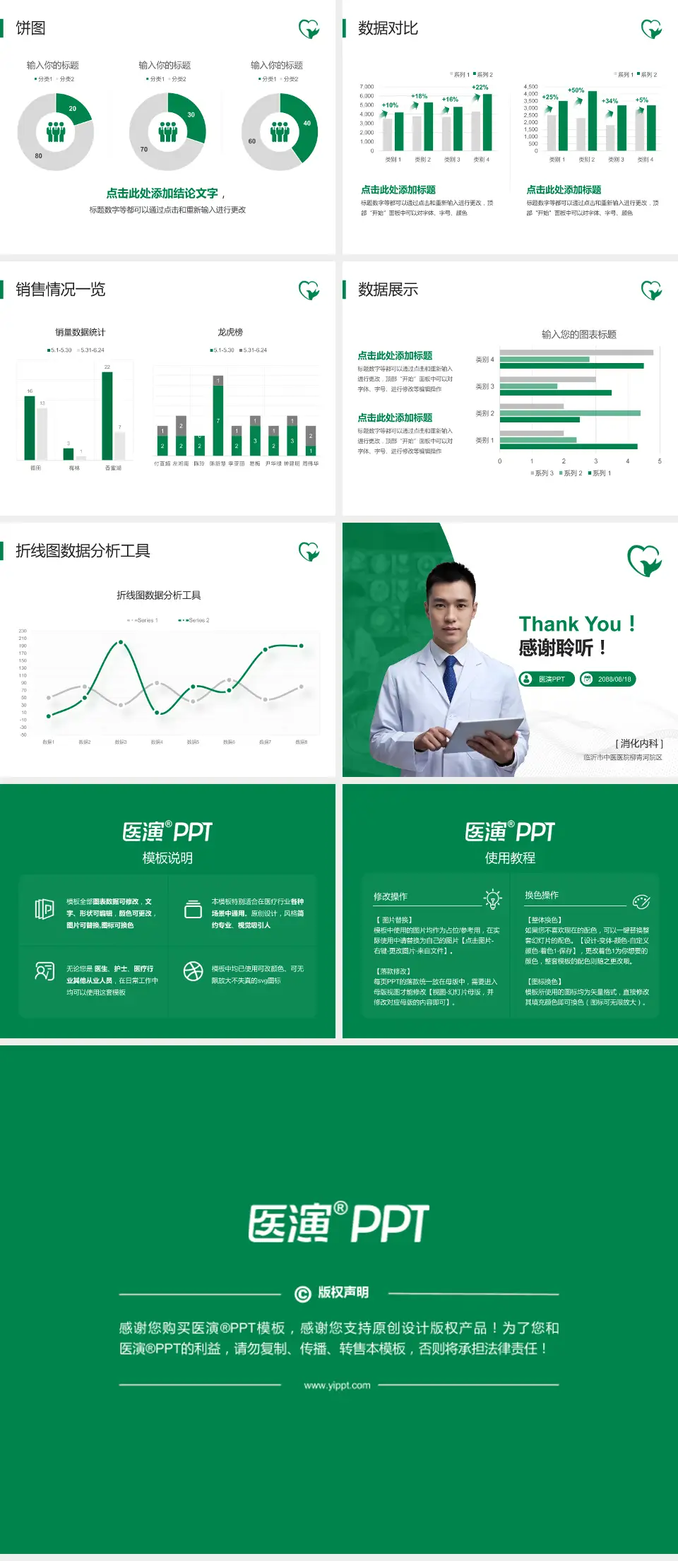 临沂市中医医院柳青河院区病例分享与讨论PPT模板4:3格式幻灯片预览图4