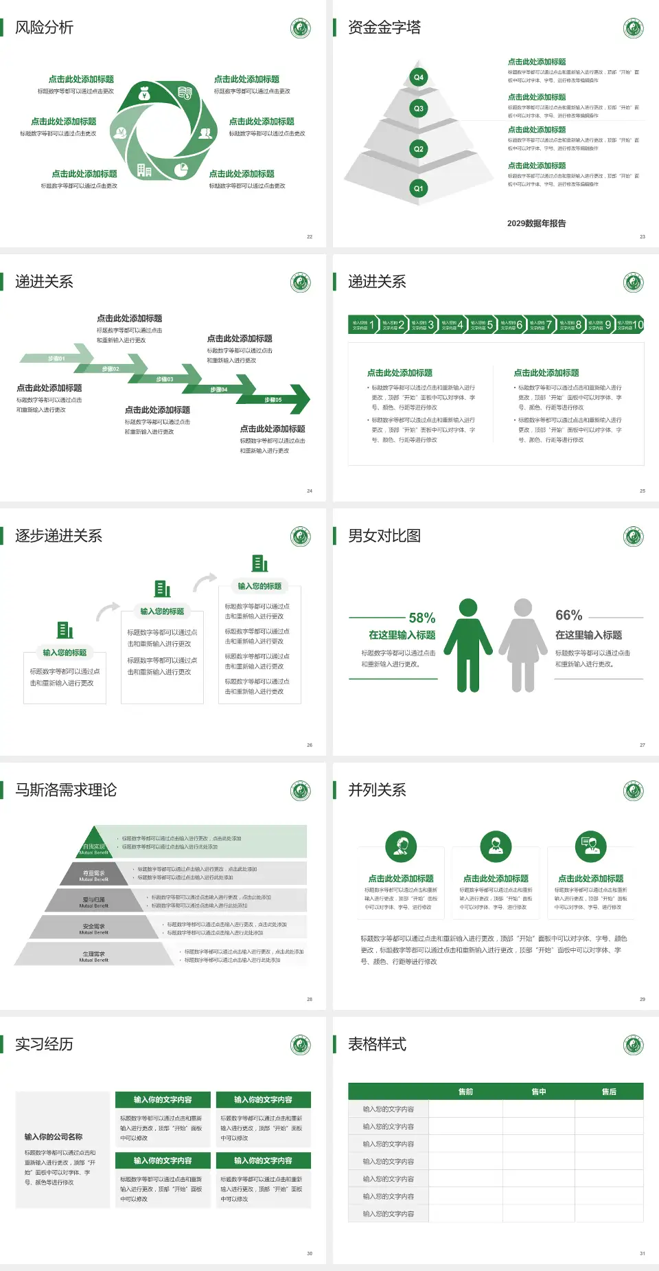 靖江市中医院项目申请与汇报PPT模板4:3格式幻灯片预览图4