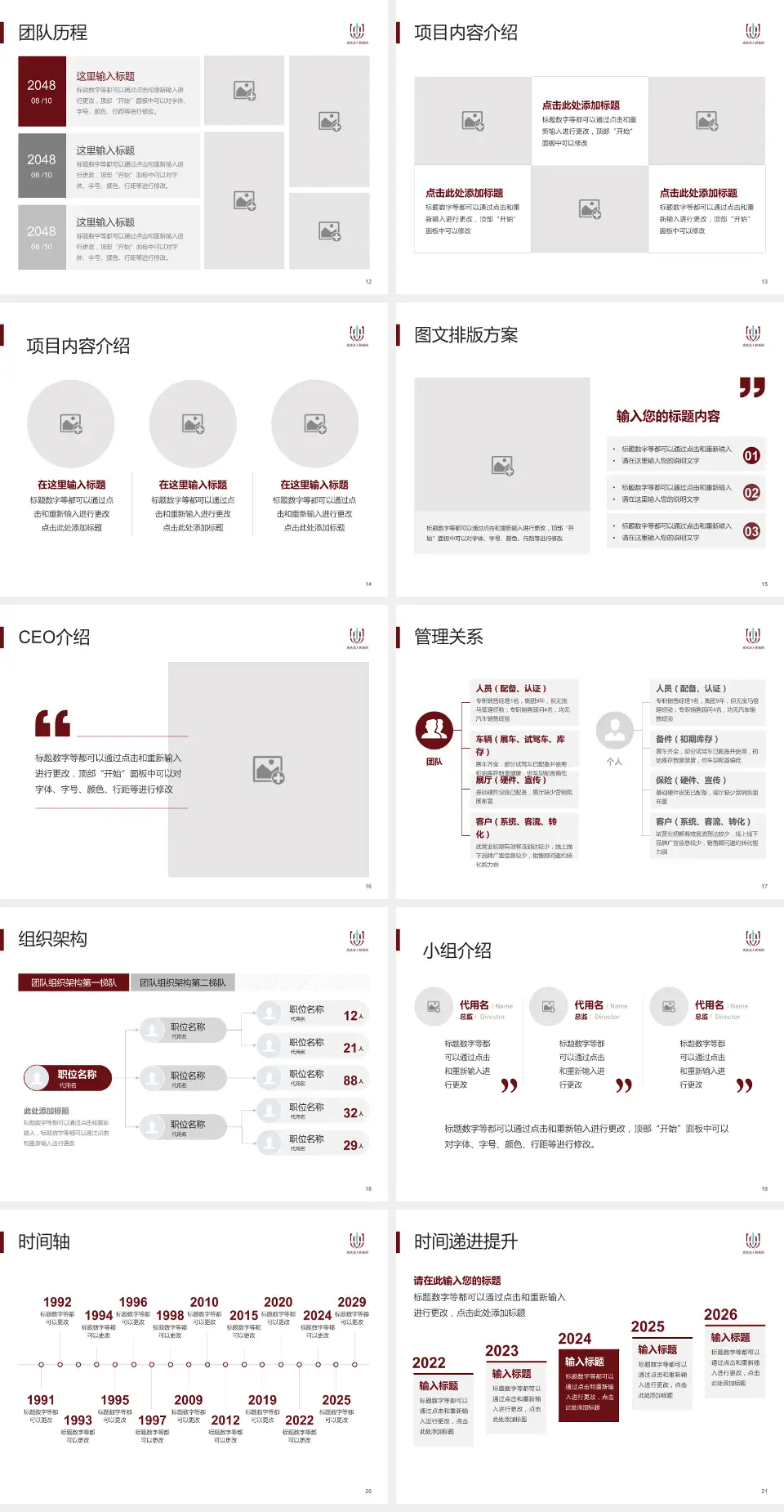 成武县人民医院医院管理报告PPT模板4:3格式幻灯片预览图3