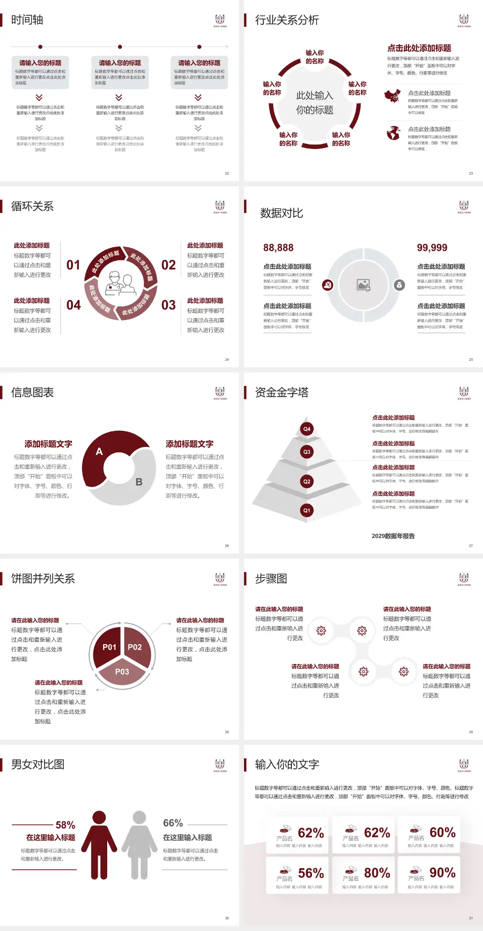 成武县人民医院医院管理报告PPT模板4:3格式幻灯片预览图4