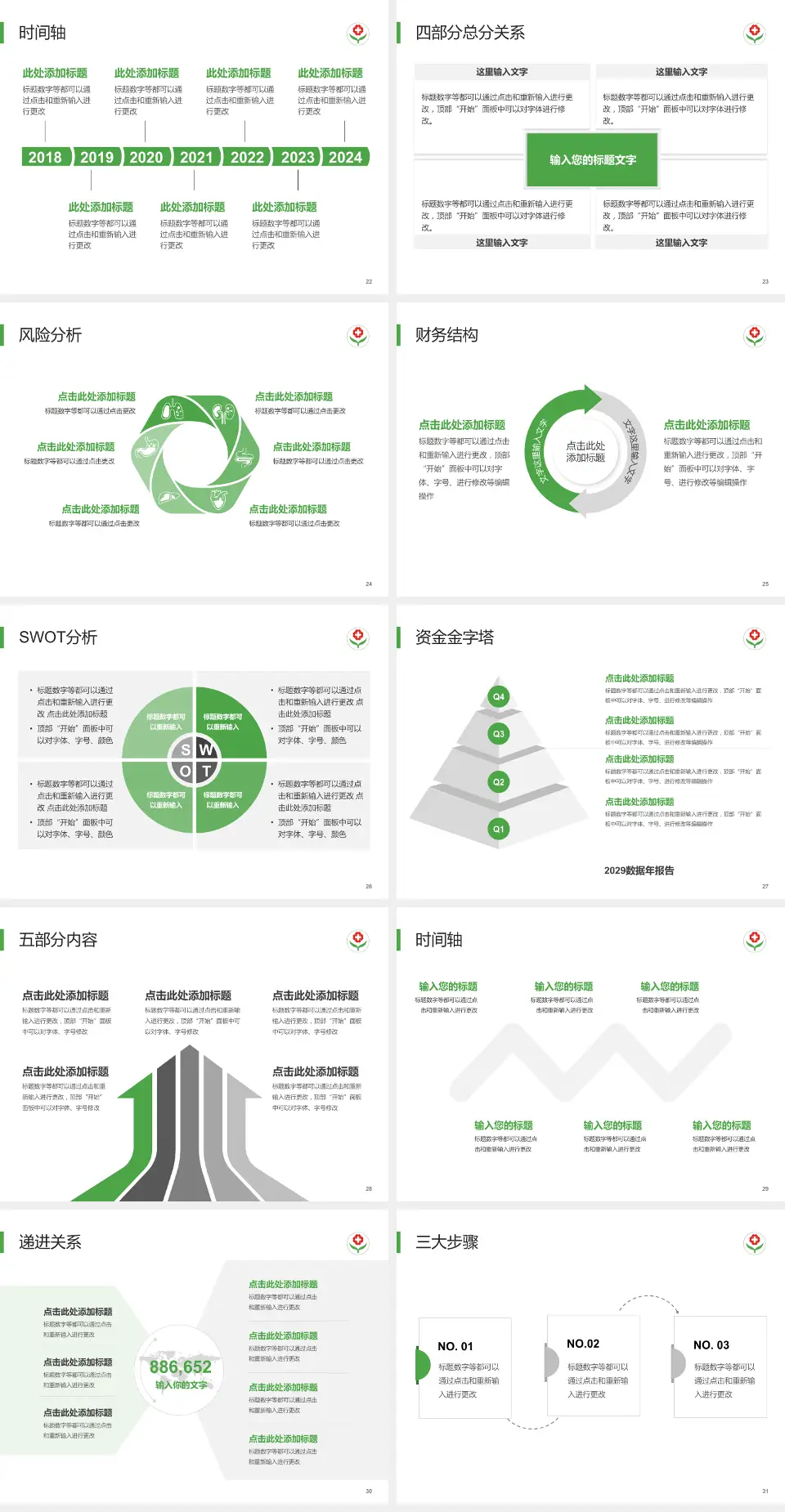 临邑县人民医院患者教育与指导PPT模板4:3格式幻灯片预览图4