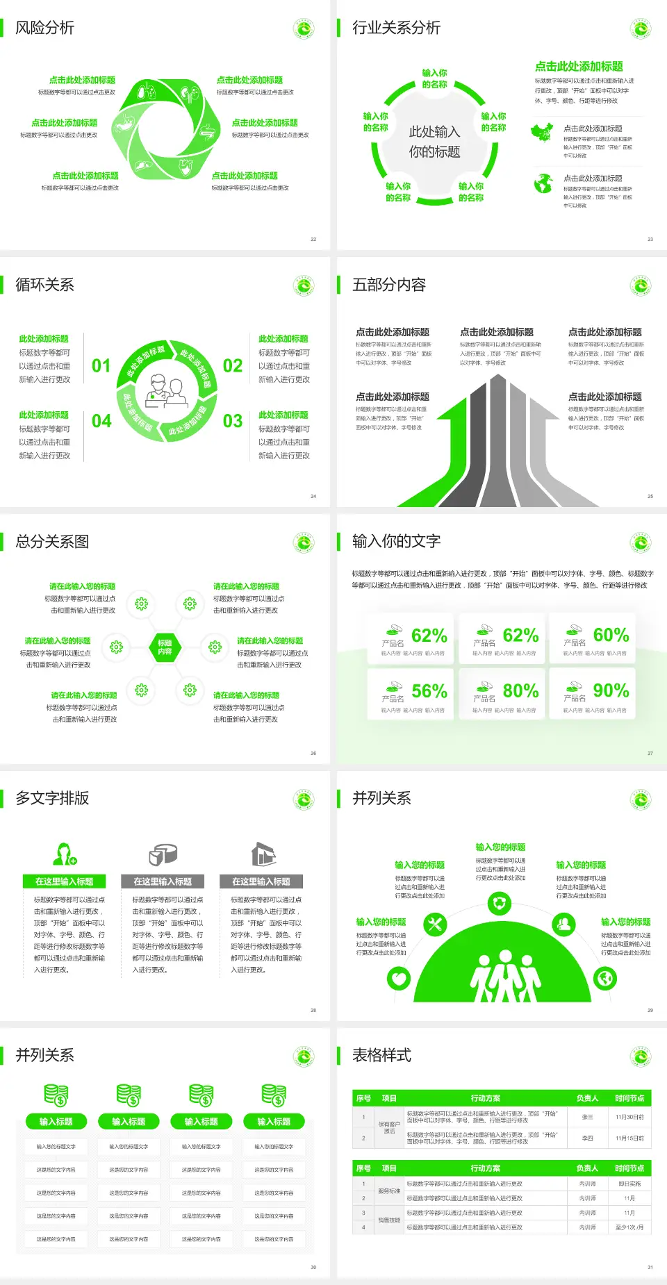 邳州市中医院科室介绍与推广PPT模板4:3格式幻灯片预览图4