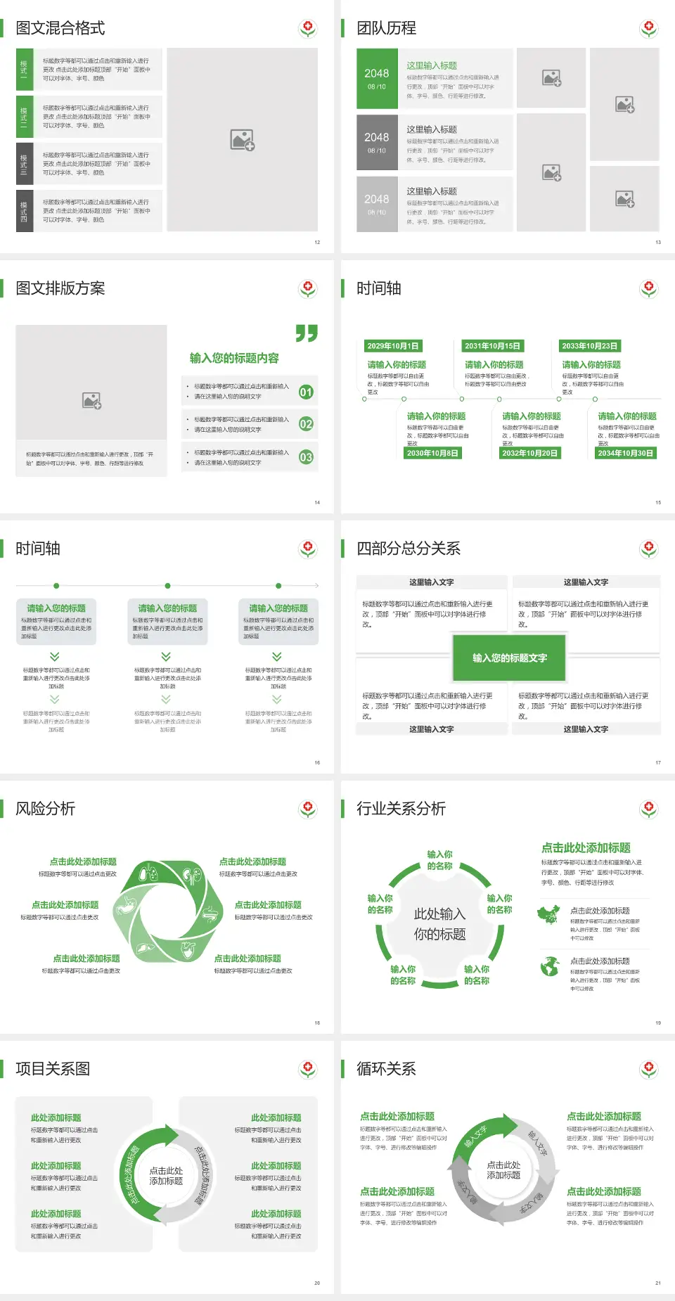 临邑县人民医院项目申请与汇报PPT模板4:3格式幻灯片预览图3