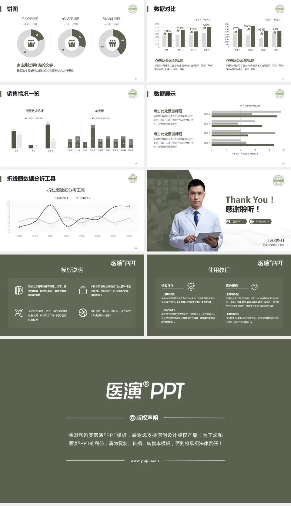 苏州市中西医结合医院病例分享与讨论PPT模板16:9格式幻灯片预览图4
