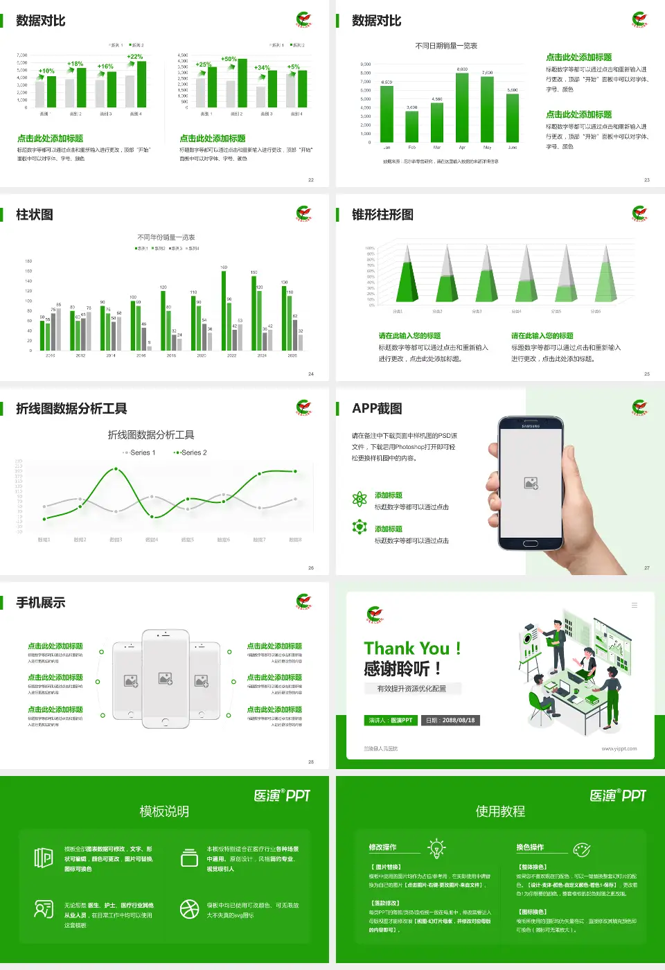 兰陵县人民医院财务与预算报告PPT模板16:9格式幻灯片预览图4