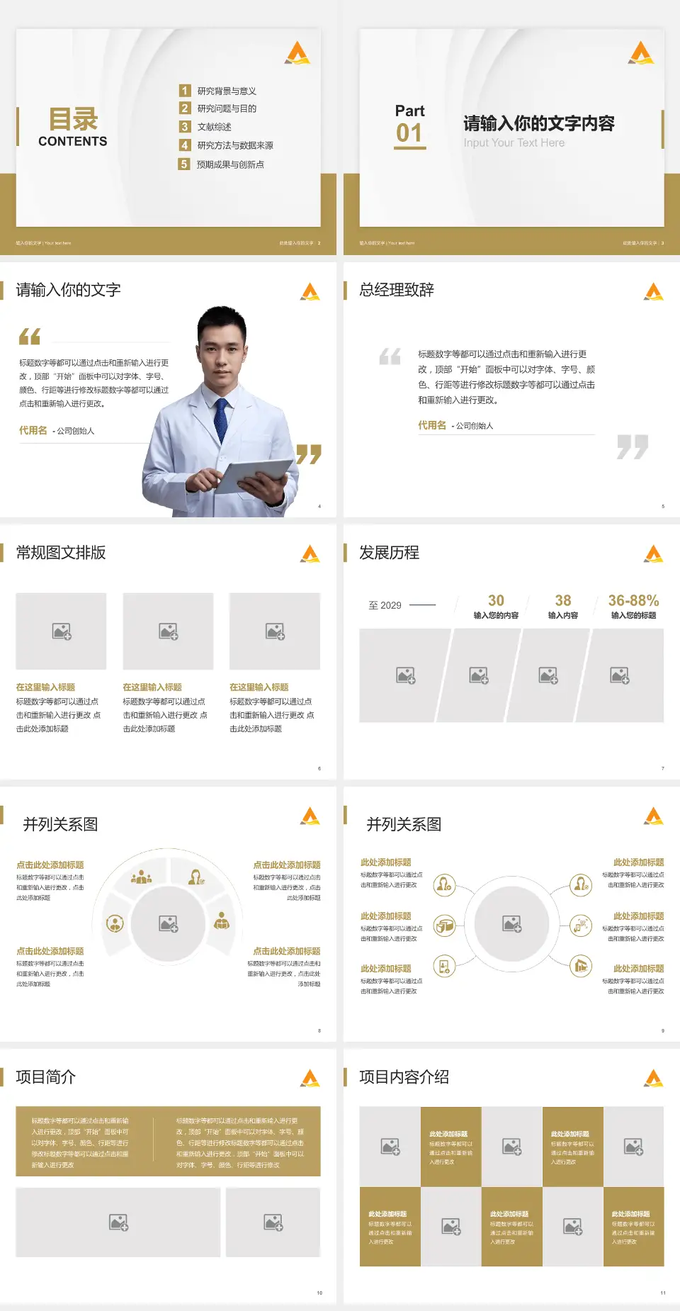 山东省第二人民医院医院管理报告PPT模板4:3格式幻灯片预览图2