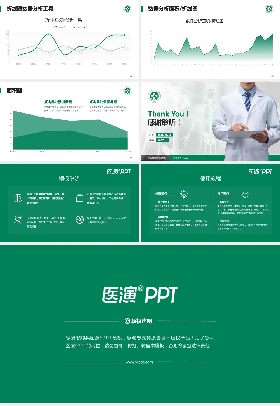 寿光市人民医院患者教育与指导PPT模板16:9格式幻灯片预览图7