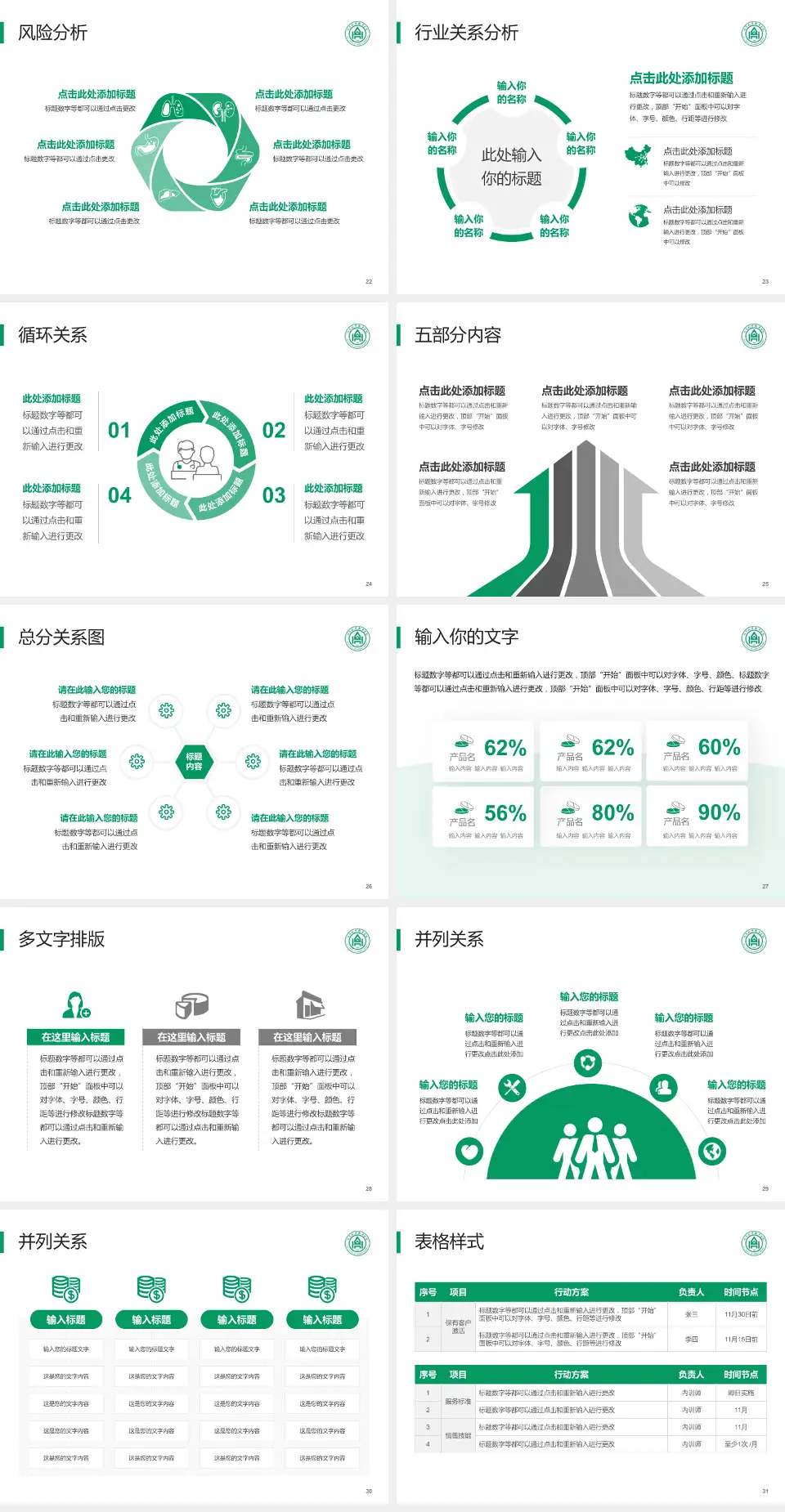 山东大学齐鲁医院(青岛)科室介绍与推广PPT模板4:3格式幻灯片预览图4