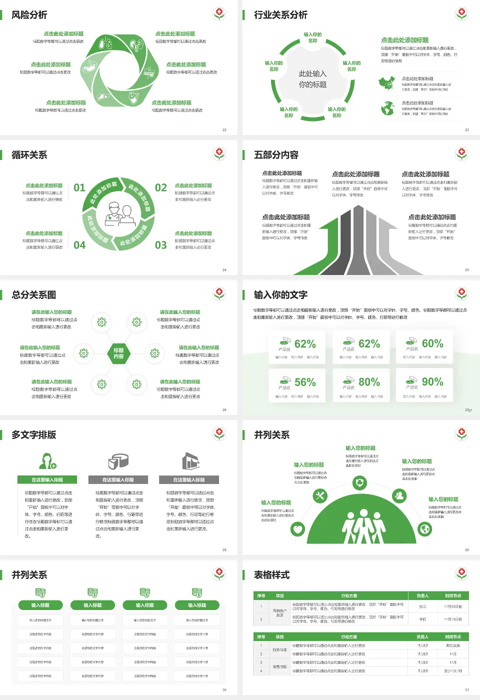 临邑县人民医院科室介绍与推广PPT模板16:9格式幻灯片预览图4