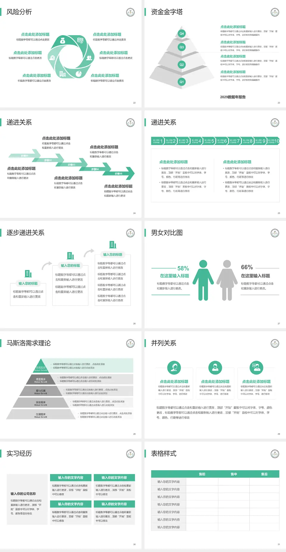 临沂市中心医院项目申请与汇报PPT模板4:3格式幻灯片预览图4