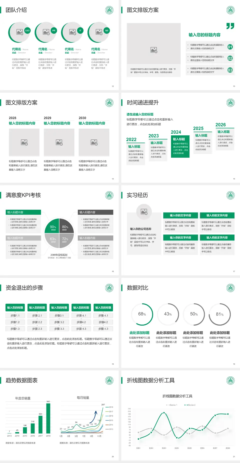 山东大学齐鲁医院培训与教育PPT模板4:3格式幻灯片预览图3