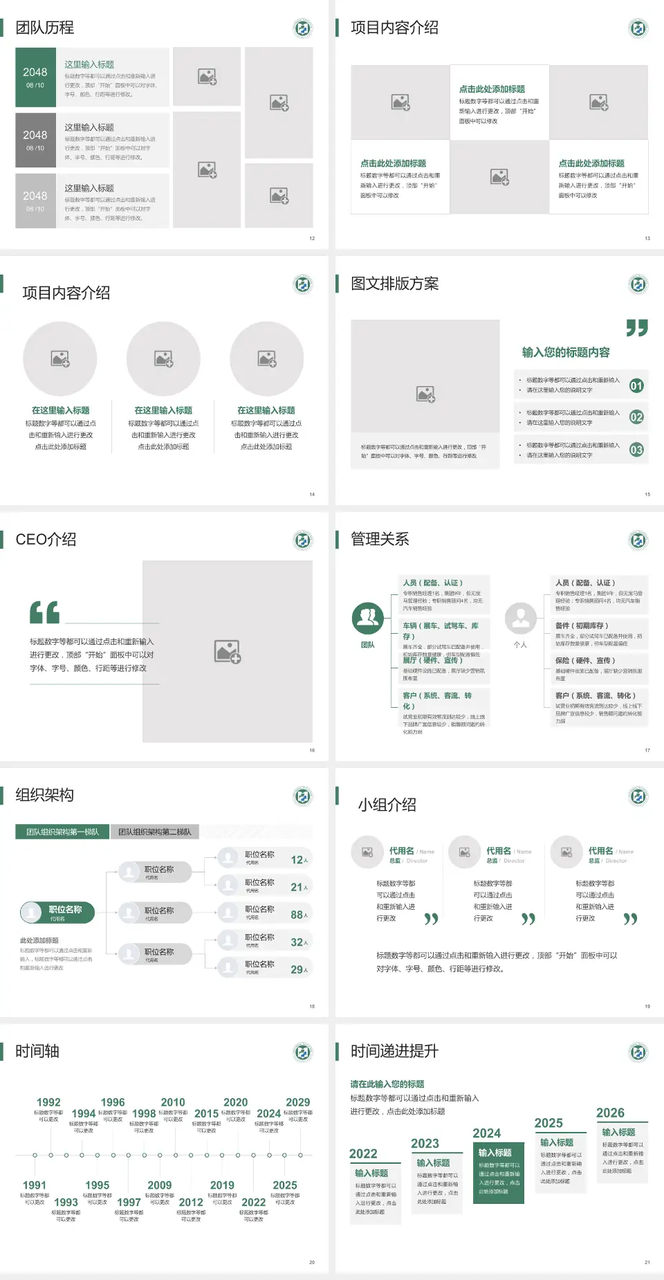 山东医学高等专科学校附属医院医院管理报告PPT模板4:3格式幻灯片预览图3