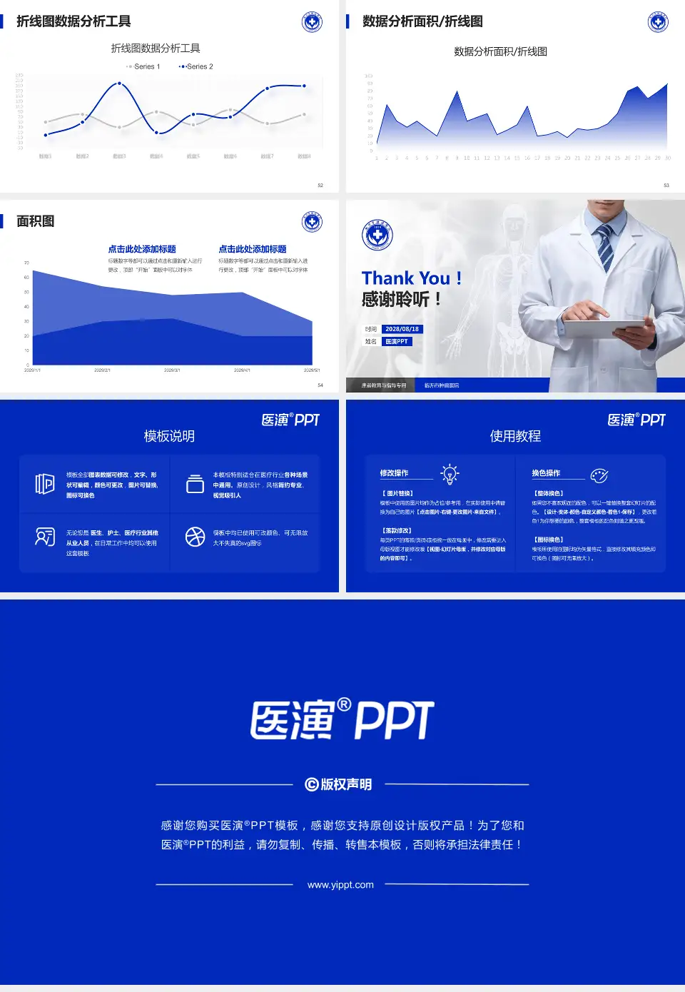 临沂市肿瘤医院患者教育与指导PPT模板16:9格式幻灯片预览图7