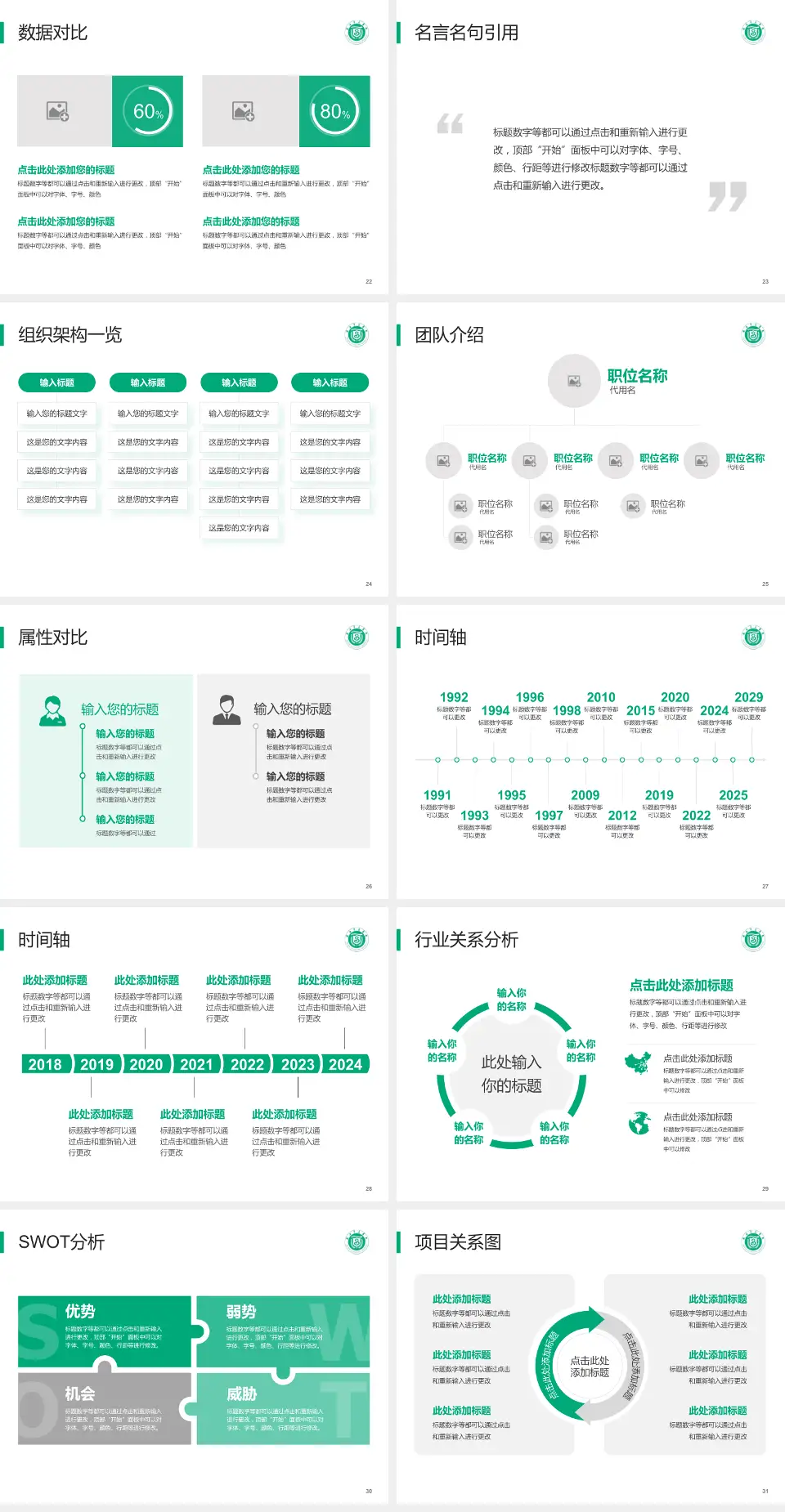 威海市立医院医院简介/日常通用PPT模板4:3格式幻灯片预览图4