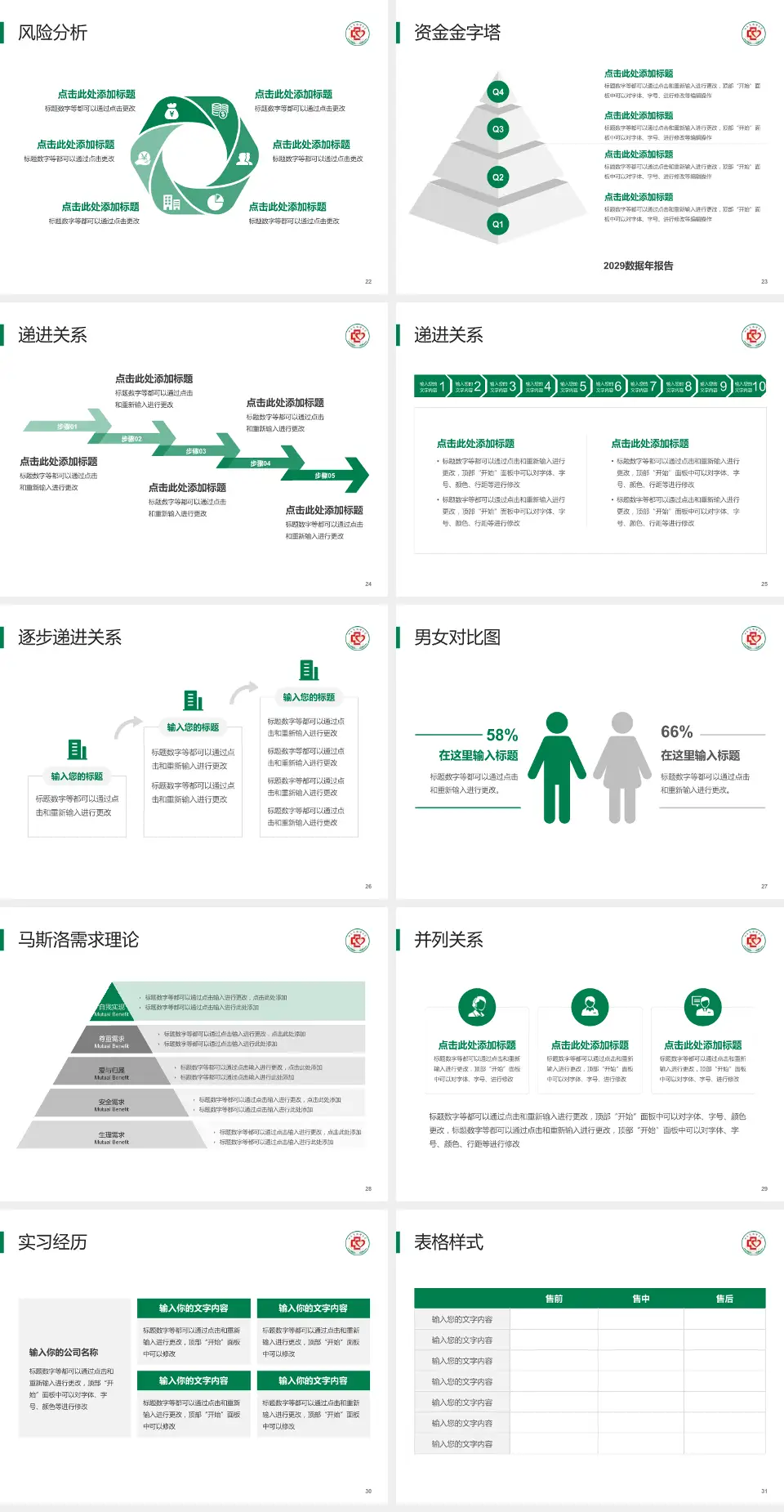 山东省胸科医院项目申请与汇报PPT模板4:3格式幻灯片预览图4