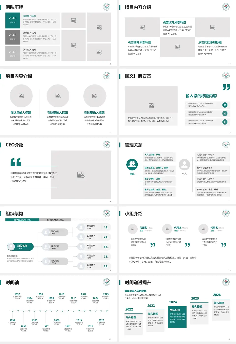 巨野县人民医院医院管理报告PPT模板16:9格式幻灯片预览图3