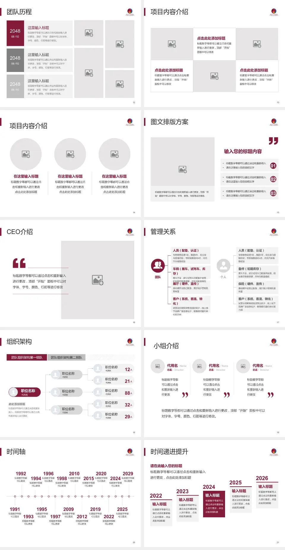 临沂市妇幼保健院医院管理报告PPT模板4:3格式幻灯片预览图3