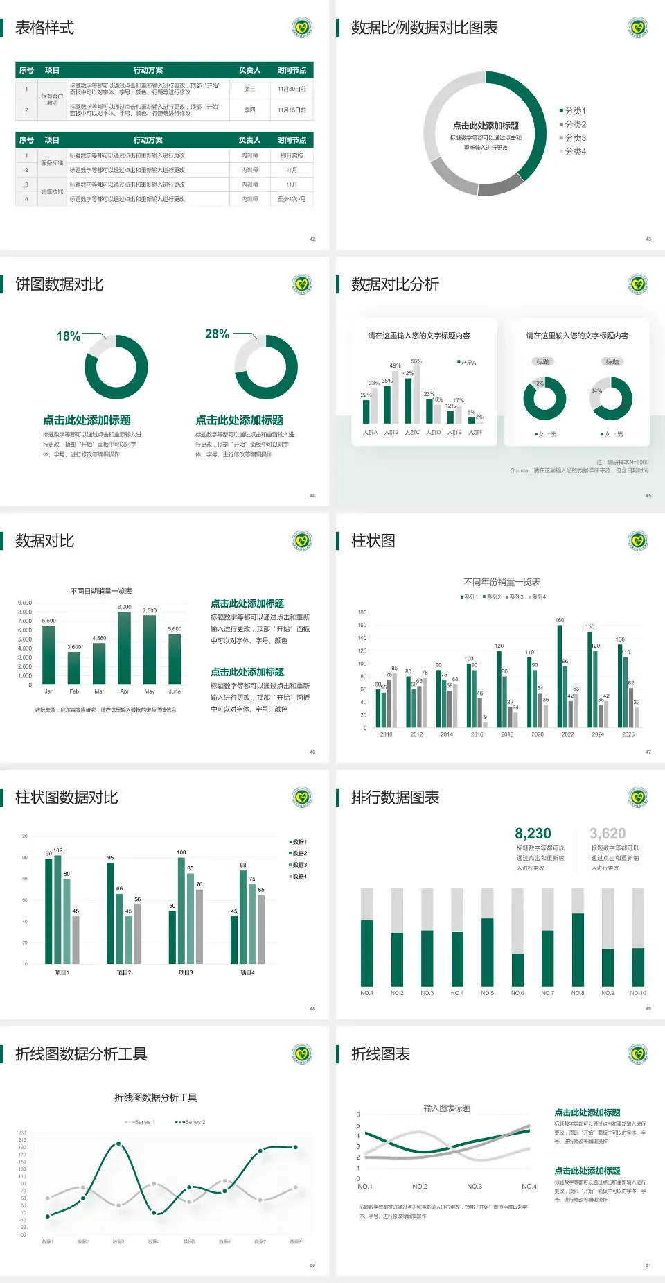 连云港市第四人民医院医院简介/日常通用PPT模板4:3格式幻灯片预览图6