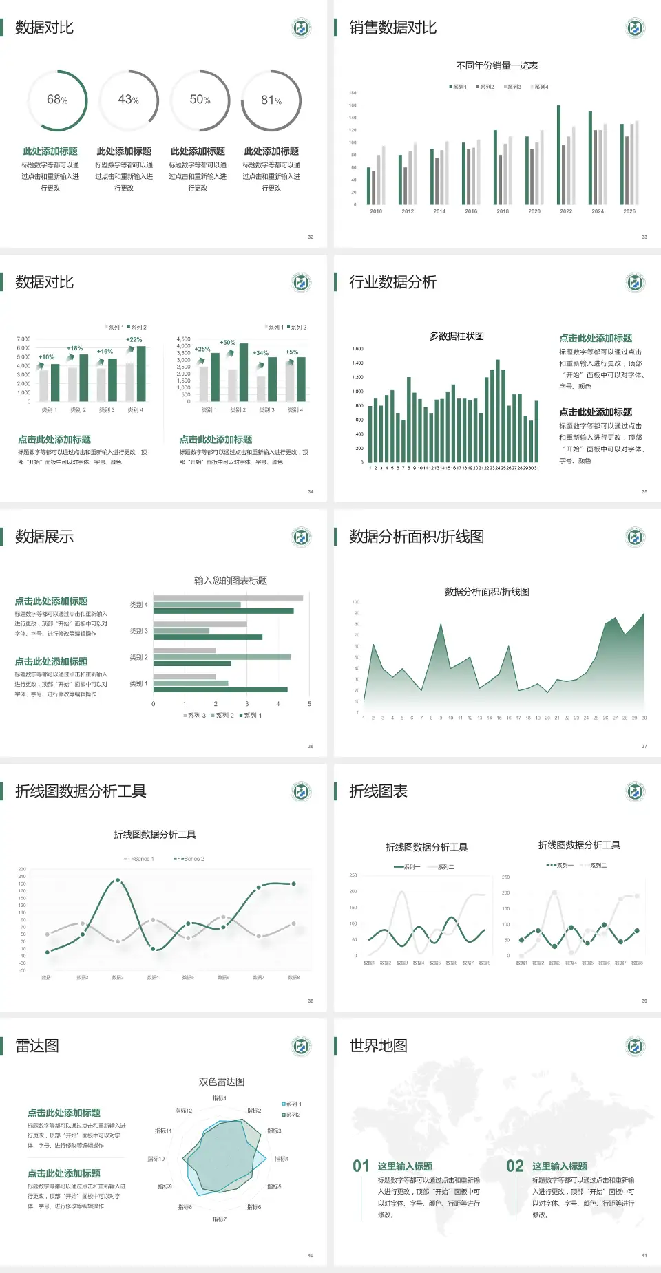 山东医学高等专科学校附属医院会议与研讨会PPT模板4:3格式幻灯片预览图5