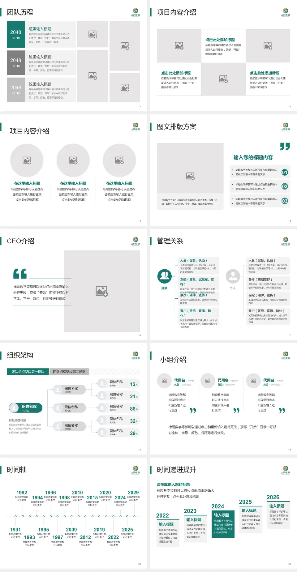 新汶矿业集团中心医院医院管理报告PPT模板4:3格式幻灯片预览图3