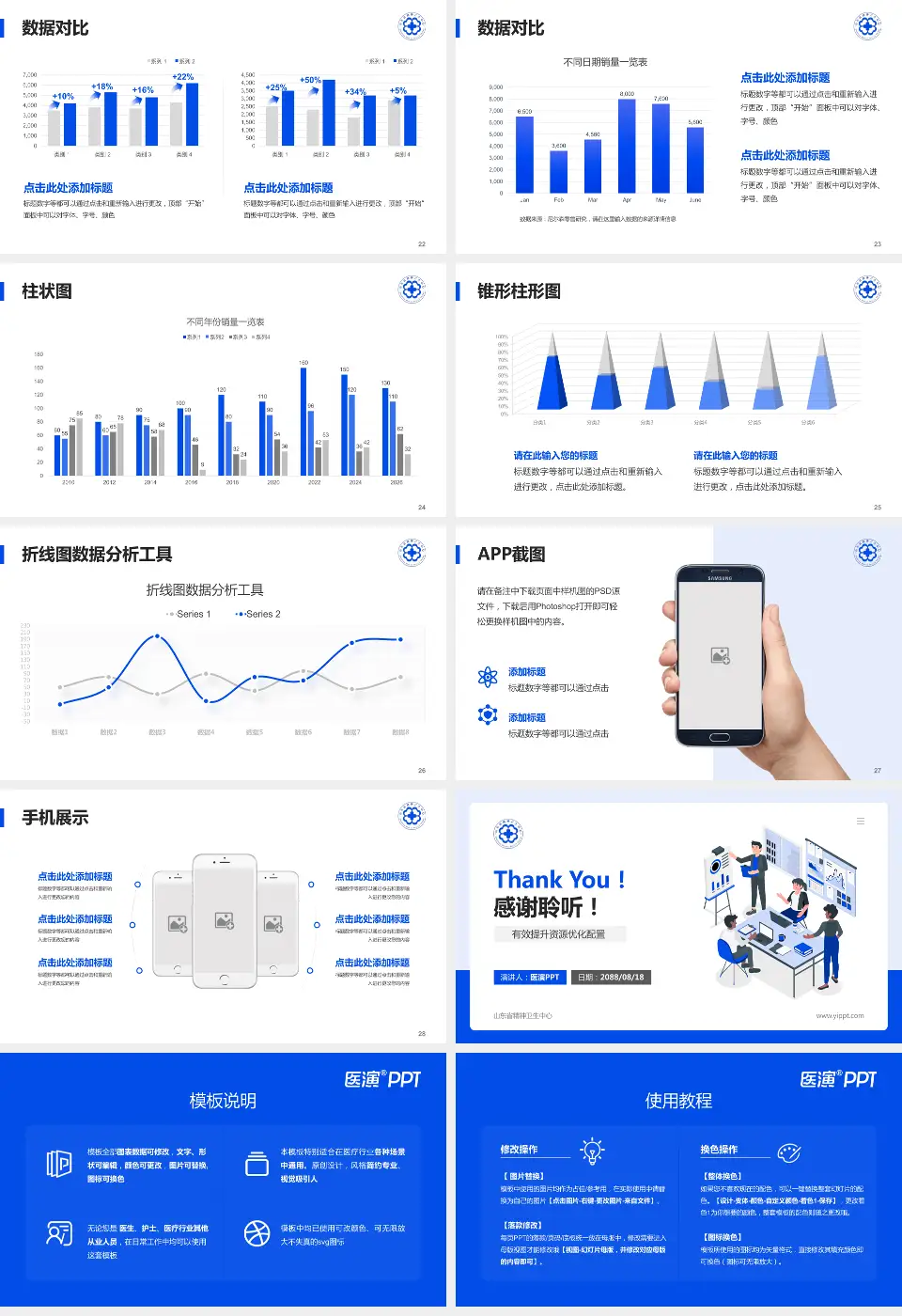 山东省精神卫生中心财务与预算报告PPT模板16:9格式幻灯片预览图4