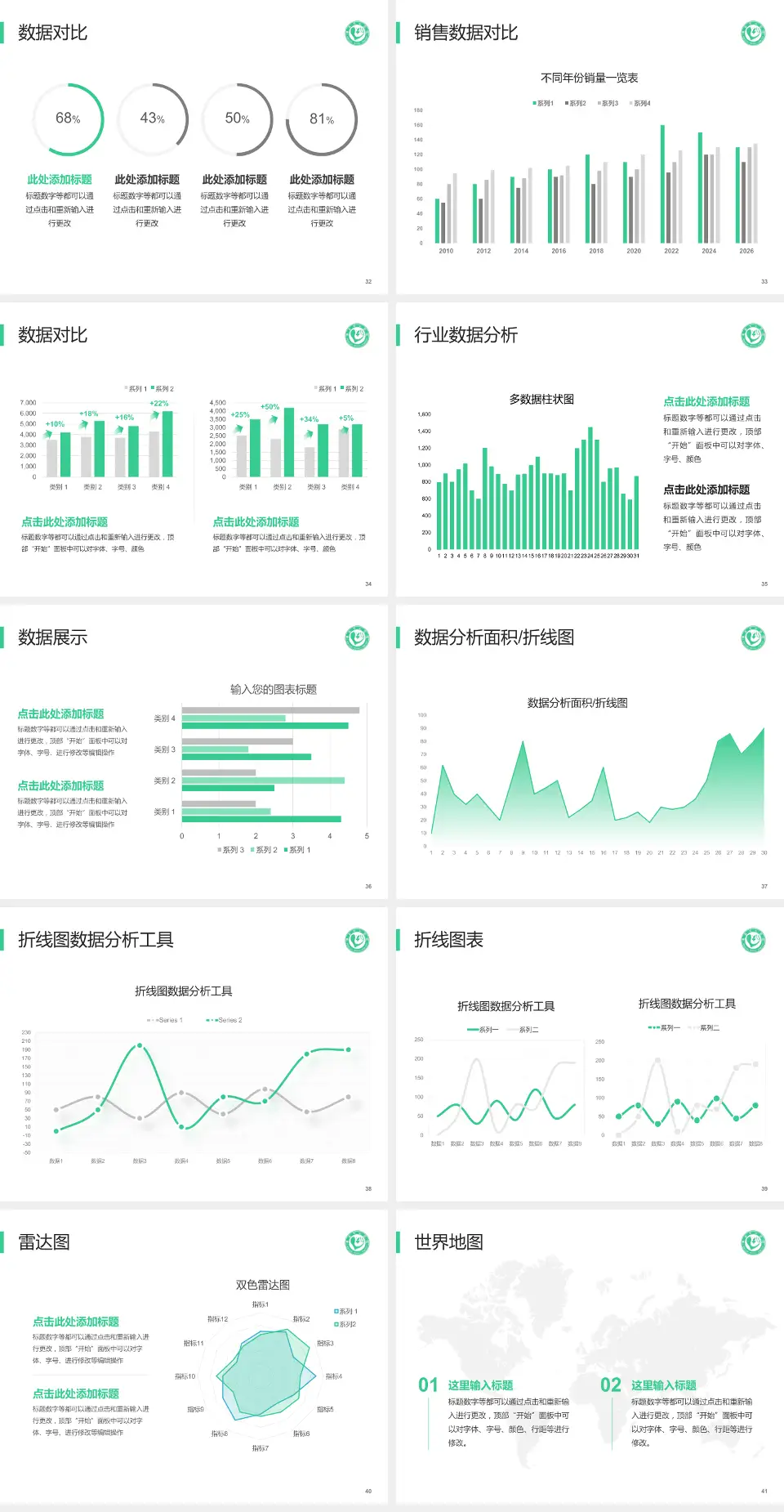 单县中心医院会议与研讨会PPT模板4:3格式幻灯片预览图5