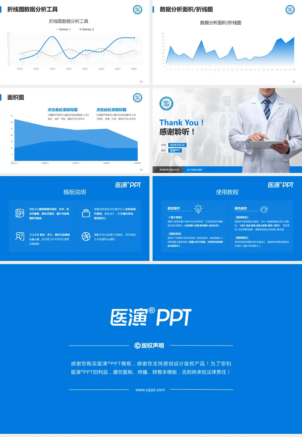 施尔明眼科医院患者教育与指导PPT模板16:9格式幻灯片预览图7