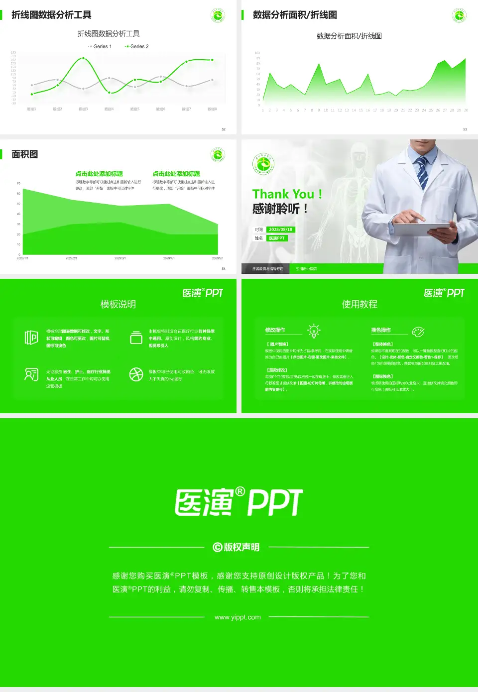 邳州市中医院患者教育与指导PPT模板16:9格式幻灯片预览图7