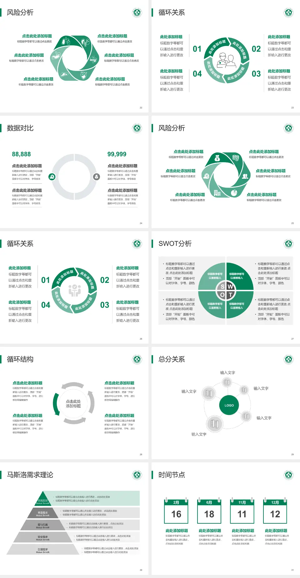 寿光市人民医院科研成果展示PPT模板4:3格式幻灯片预览图4