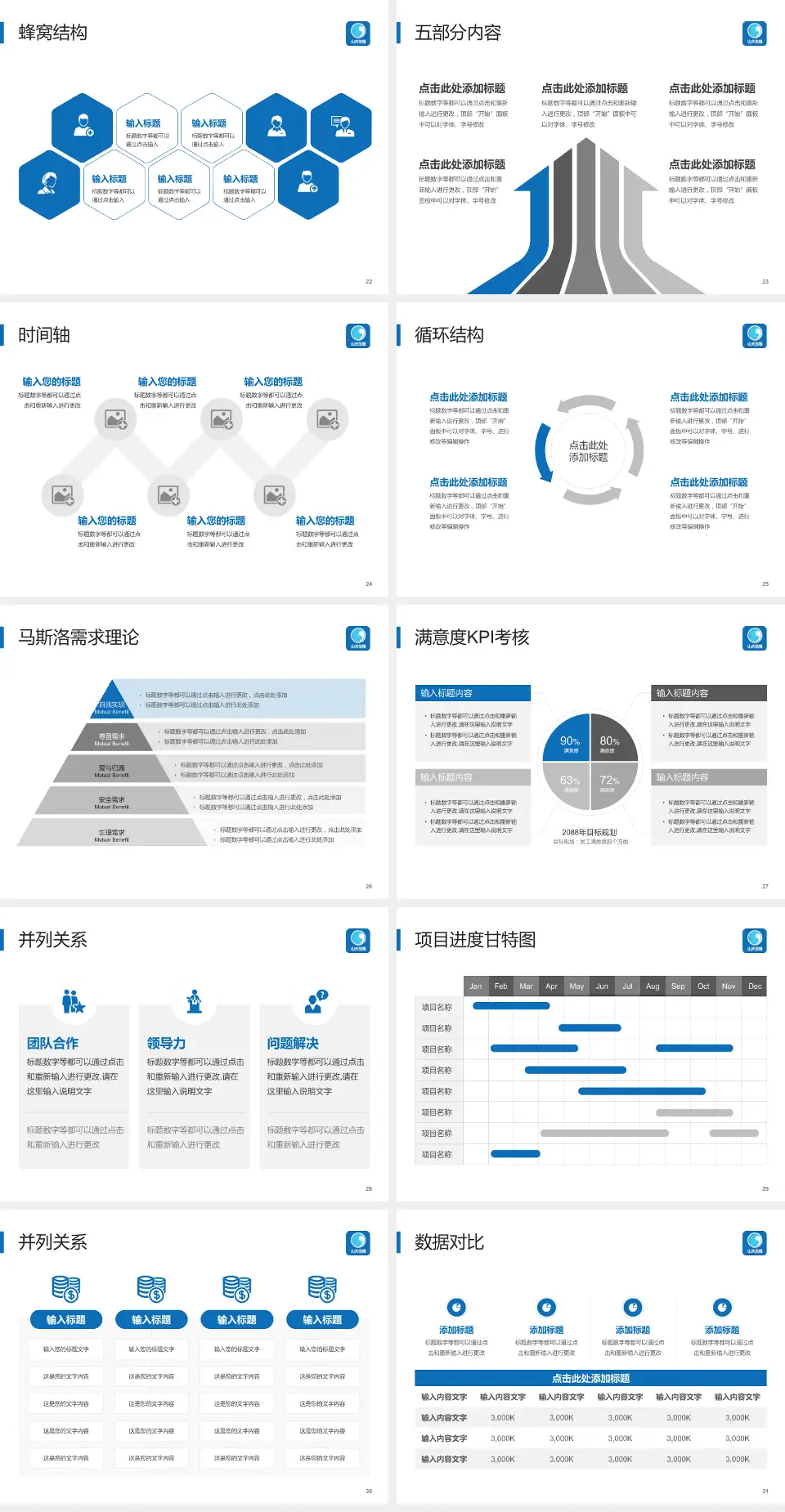 山东大学附属生殖医院医疗知识普及PPT模板4:3格式幻灯片预览图4
