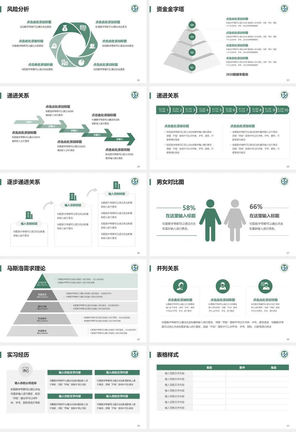 山东医学高等专科学校附属医院项目申请与汇报PPT模板16:9格式幻灯片预览图4