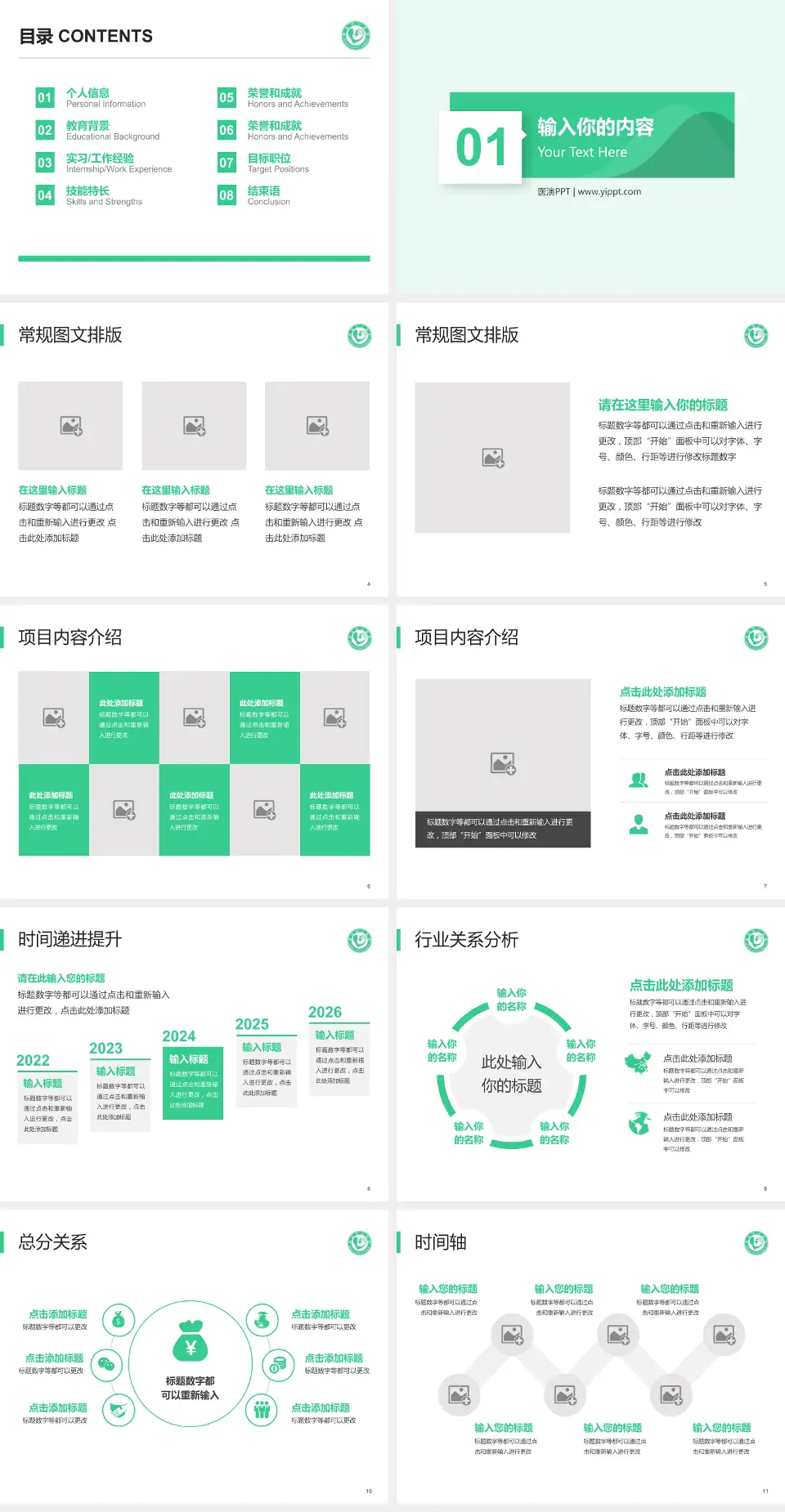 单县中心医院财务与预算报告PPT模板4:3格式幻灯片预览图2