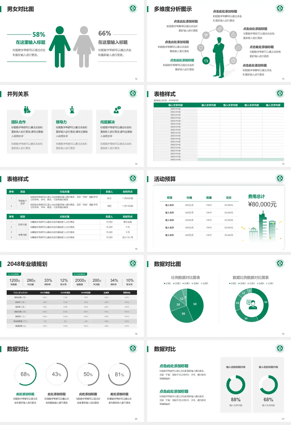寿光市人民医院财务与预算报告PPT模板16:9格式幻灯片预览图3
