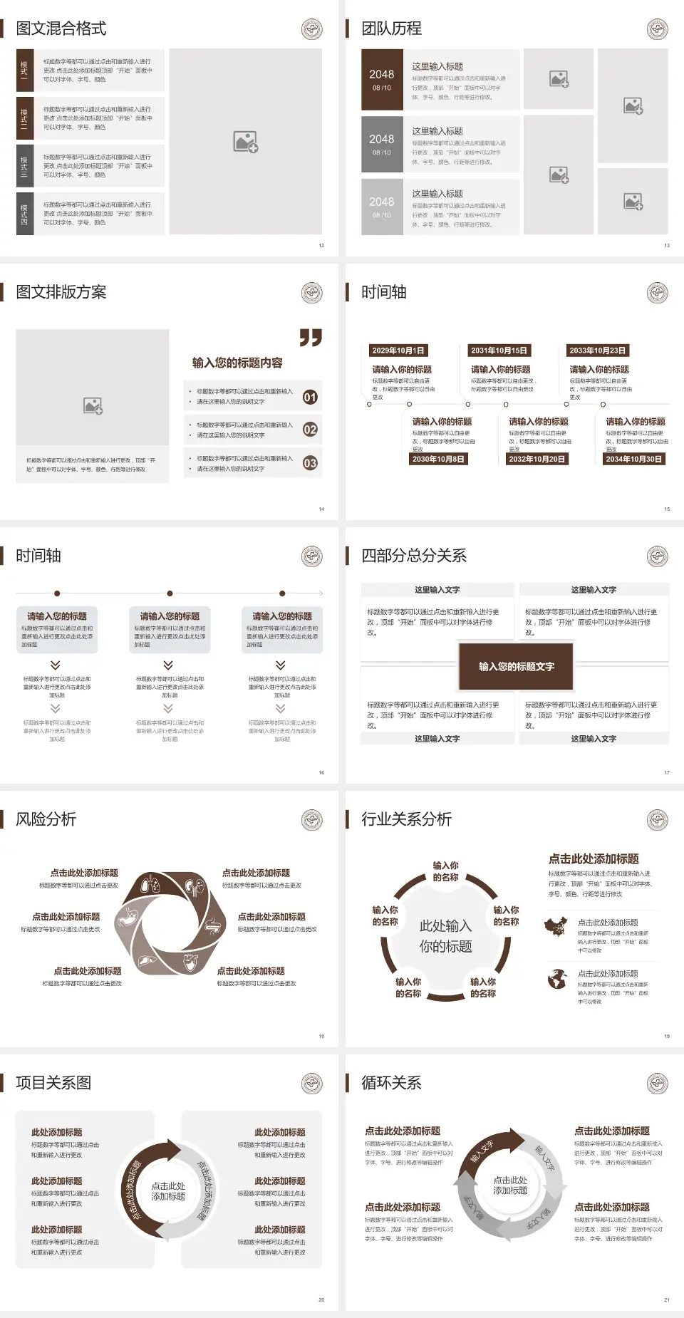 山东中医药大学附属第二医院项目申请与汇报PPT模板4:3格式幻灯片预览图3