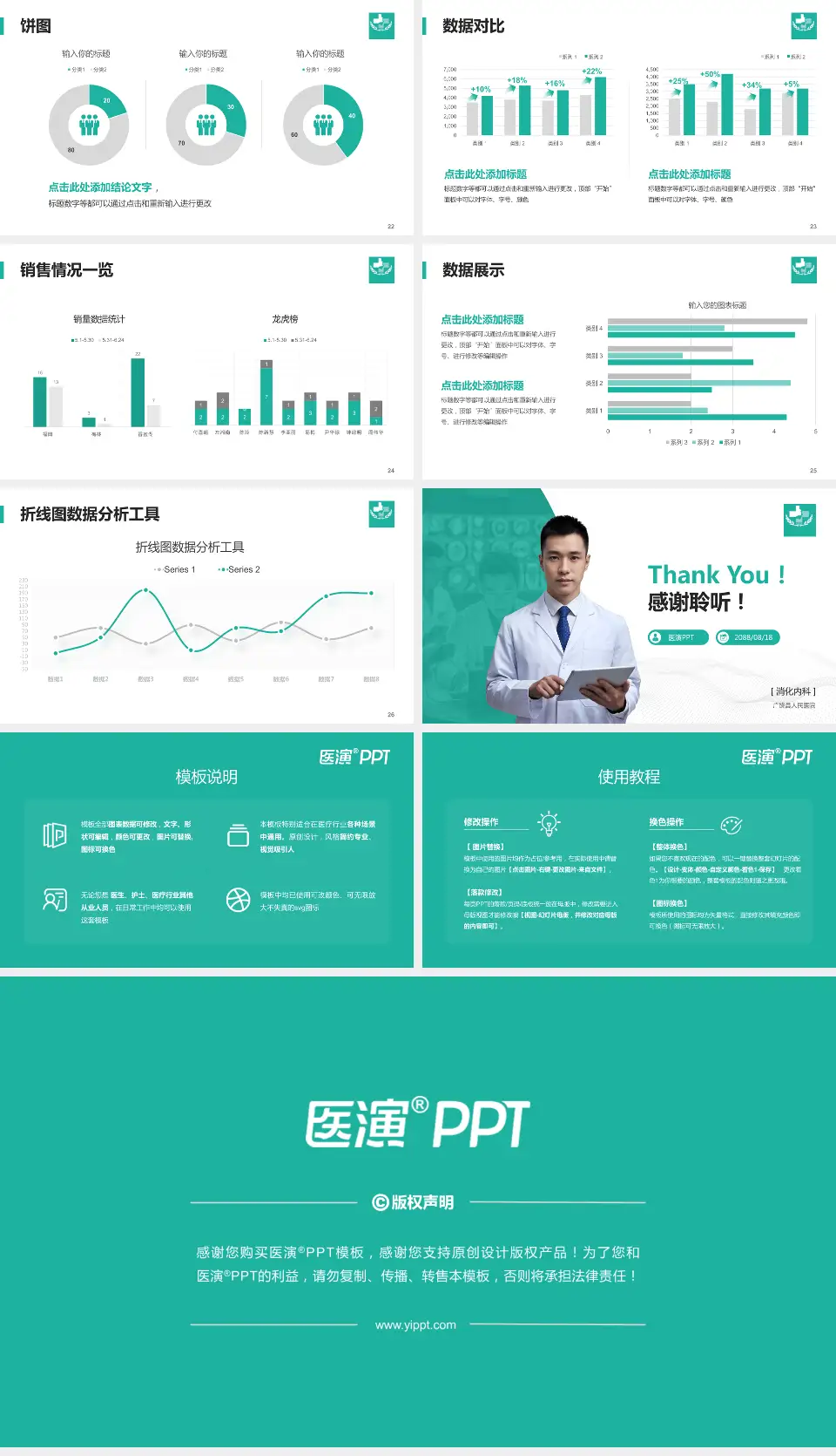 广饶县人民医院病例分享与讨论PPT模板16:9格式幻灯片预览图4