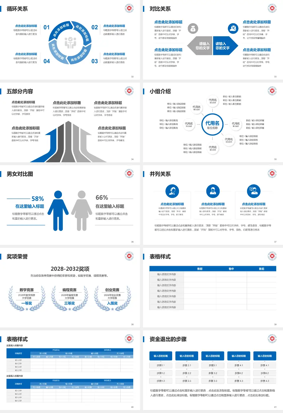 威海市中心医院医院简介/日常通用PPT模板16:9格式幻灯片预览图5