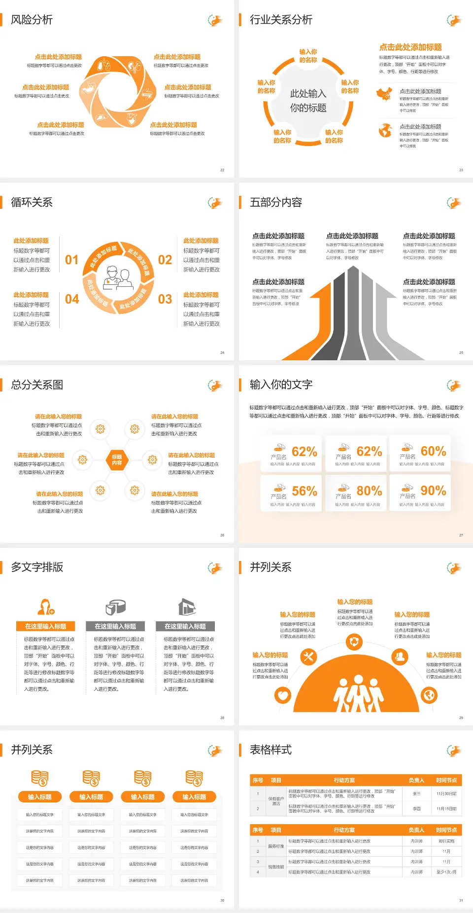 山东中医药大学附属医院科室介绍与推广PPT模板4:3格式幻灯片预览图4