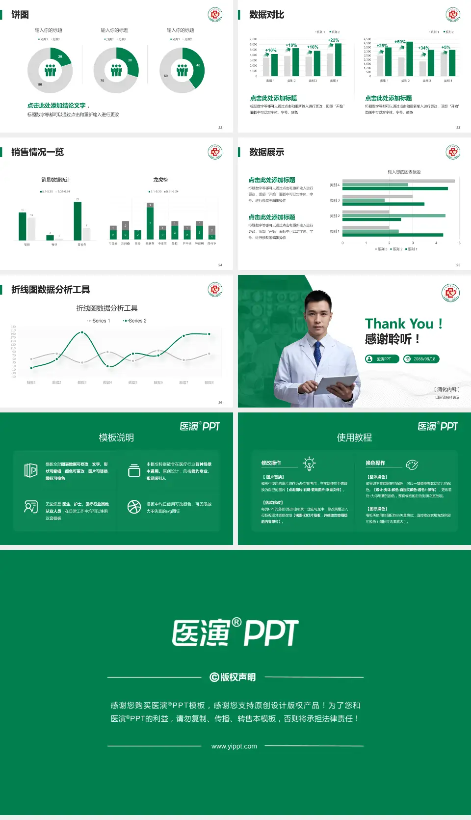 山东省胸科医院病例分享与讨论PPT模板16:9格式幻灯片预览图4